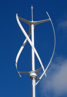 Verticalmouse wind generator 5 kW Quietrevolution